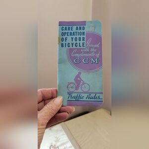 CCM Bicycle Traffic Rules Booklet